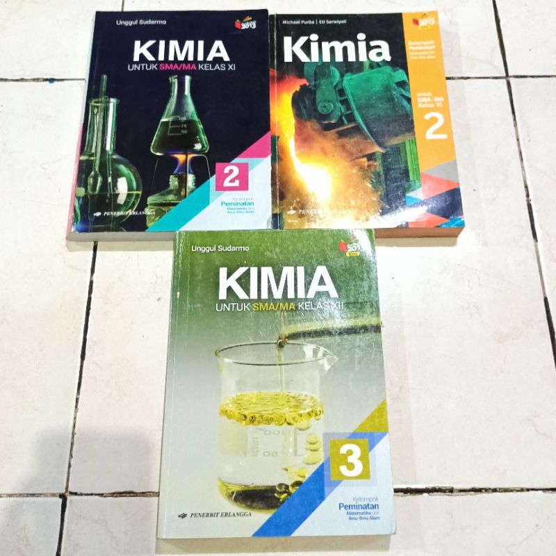 Jual ( ORIGINAL ) Buku KIMIA SMA KELAS 10 11 12 WAJIB PEMINATAN K13 ...