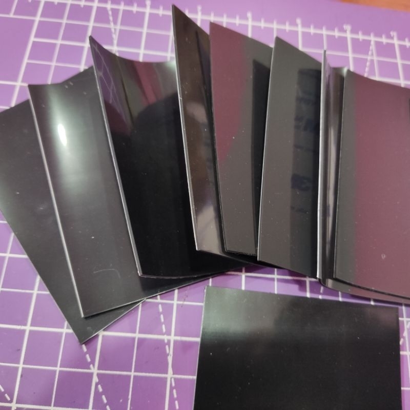 Jual Rubber Silicon Pad Hitam Mengkilat 10x7,5cm tebal 0,5mm | Shopee ...