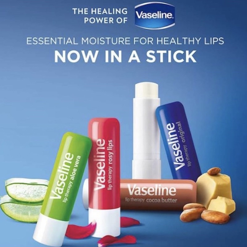 Jual Vaseline Lip Therapy Balm Stick Original / Vaseline Lip Care Rosy