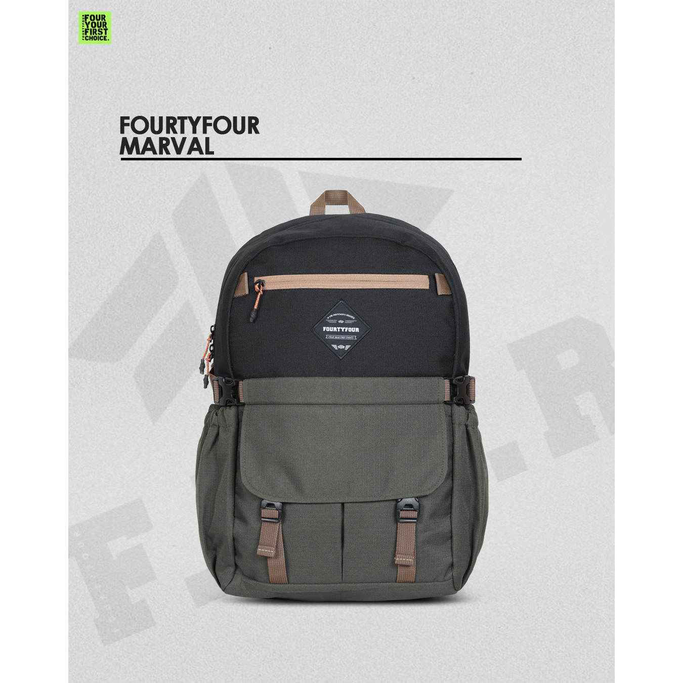 Jual FOURTYFOUR MARVAL - Backpack Pria Premium - Ransel Pria Premium ...