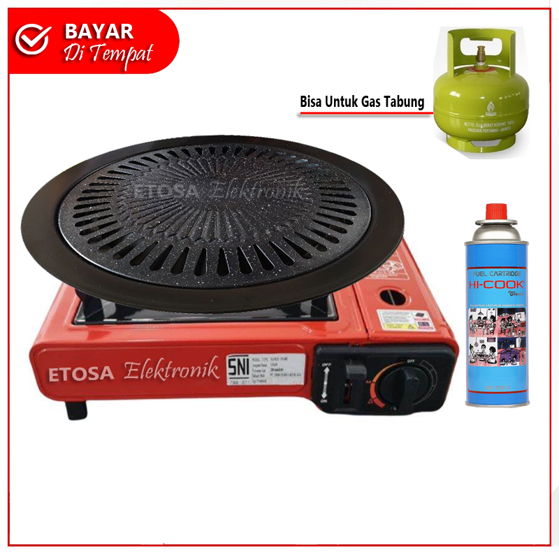 Jual Kompor gas portable 2in1 / Kompor gas portable / Kompor portabel