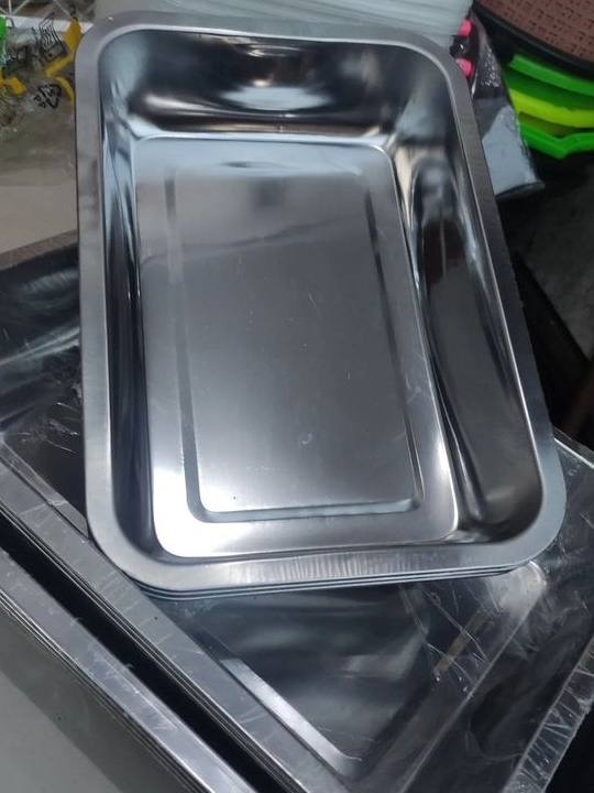 Jual Talam kotak stainless kedalaman nampan besi | Shopee Indonesia