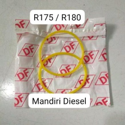 Jual R175 / R180 oring liner (merk DONG FENG) 2 set untuk mesin diesel ...