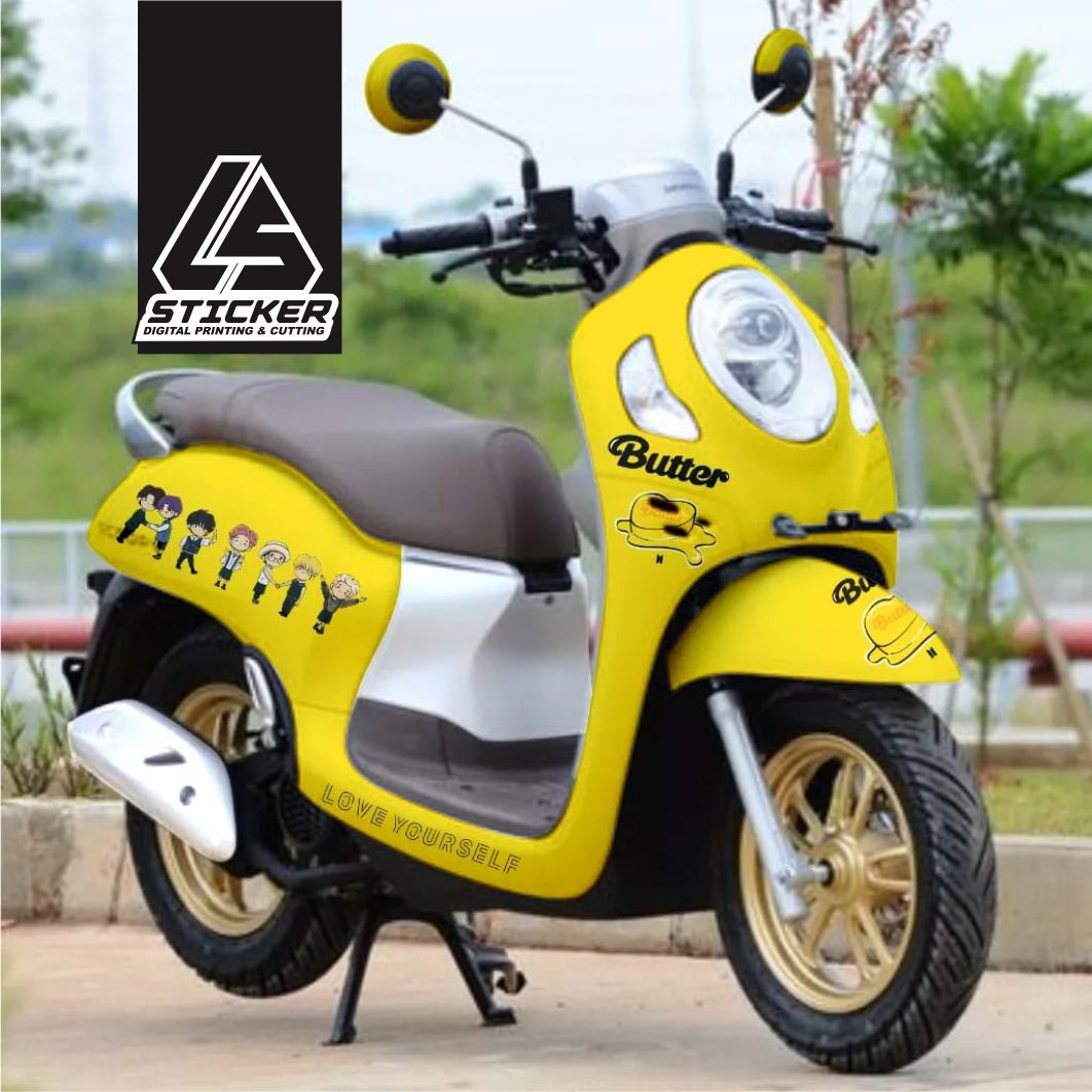 Jual Decal Sticker Honda Scoopy Simple All Tipe Full Body Sticker Decal