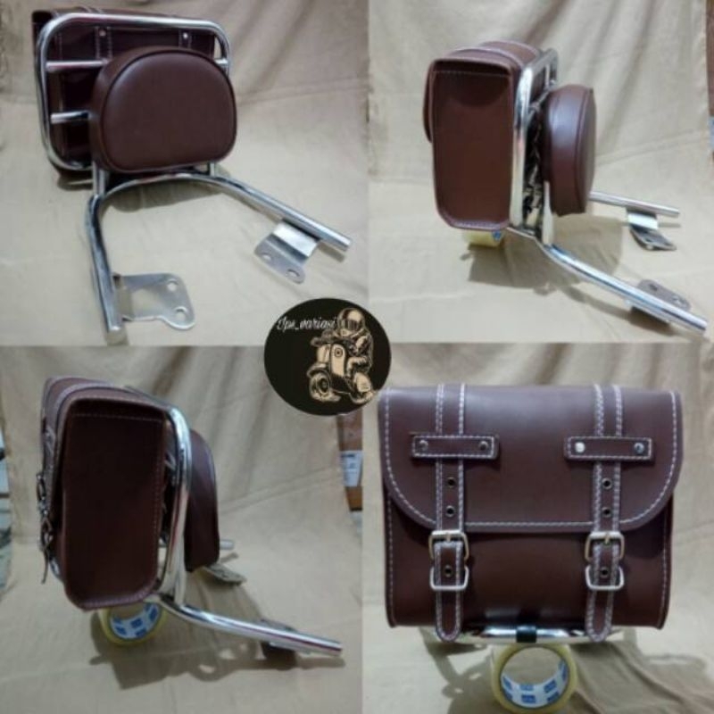 Jual back rack motor honda scoopy pnp 2022 plus bantalan dan Tas ...