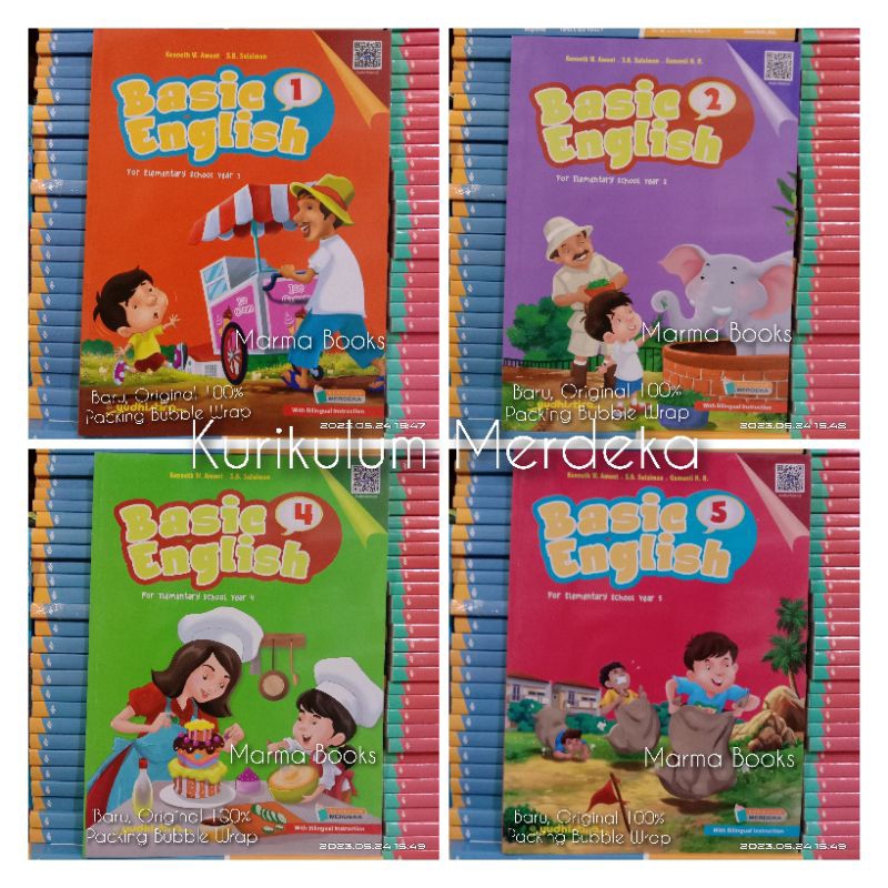 Jual Buku Basic English Kelas 1 2 4 5 Sd Kurikulum Merdeka Yudhistira