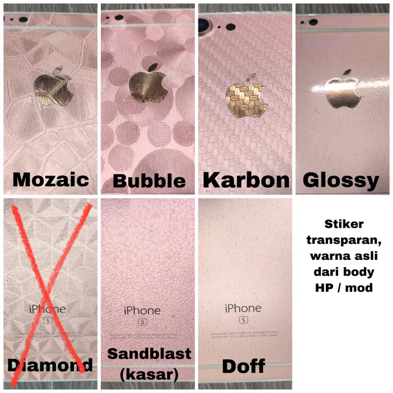 Jual SKIN / STIKER V3 / 0frame transparan (BACA RINCIAN PRODUK ...