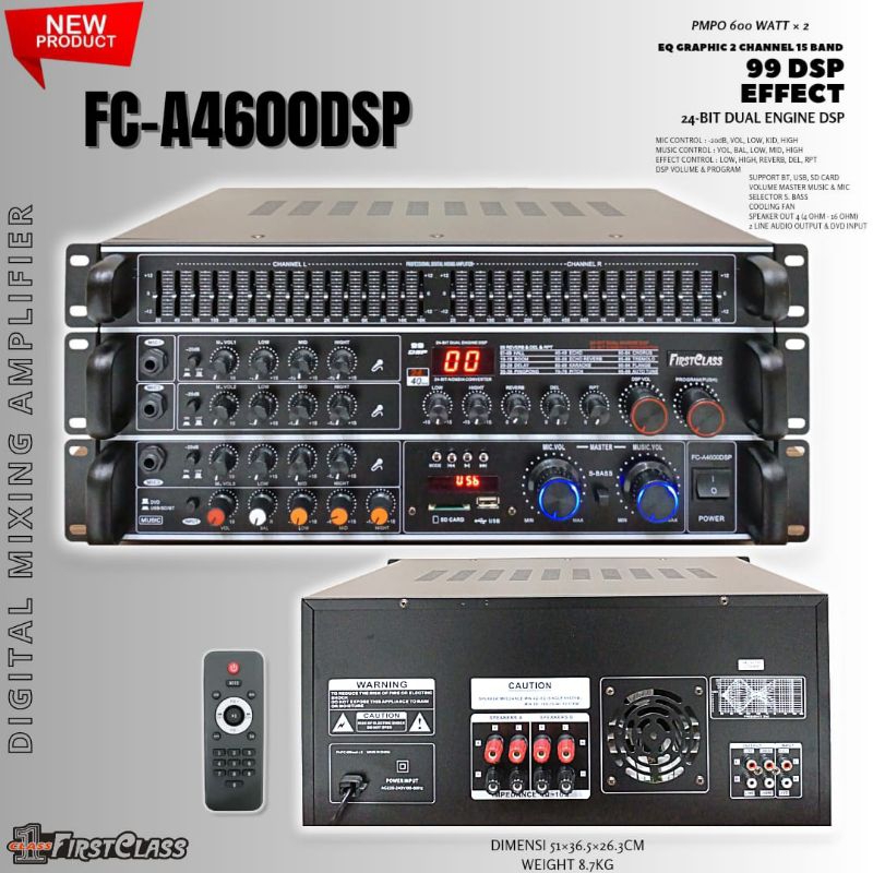 Jual Amplifier Power FIRSTCLASS FC A 4600 FC A4400 Power Ampli | Shopee ...