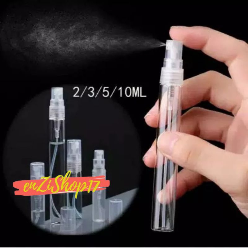Jual BOTOL DECANT KACA TRANSPARAN SPRAY ISI ULANG(enzishop17) | Shopee ...