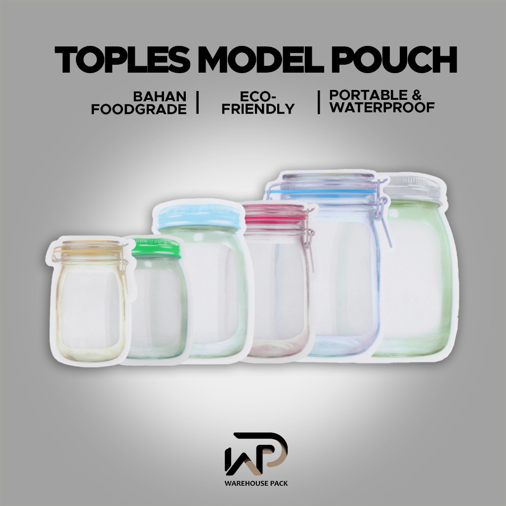Jual Toples Model Pouch | Standing Pouch Cemilan | Kantong Plastik