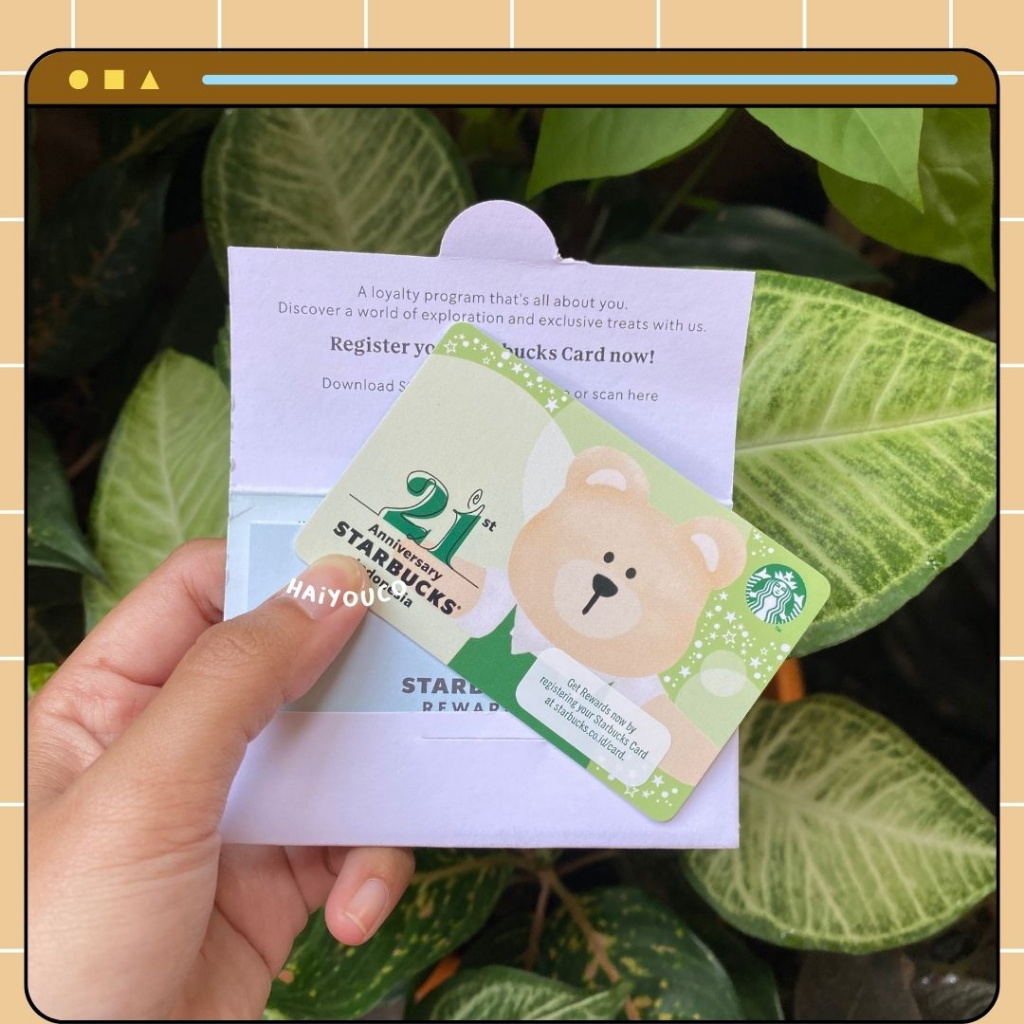 Jual Starbucks Card Indonesia / Kartu Member Card Starbucks Indonesia