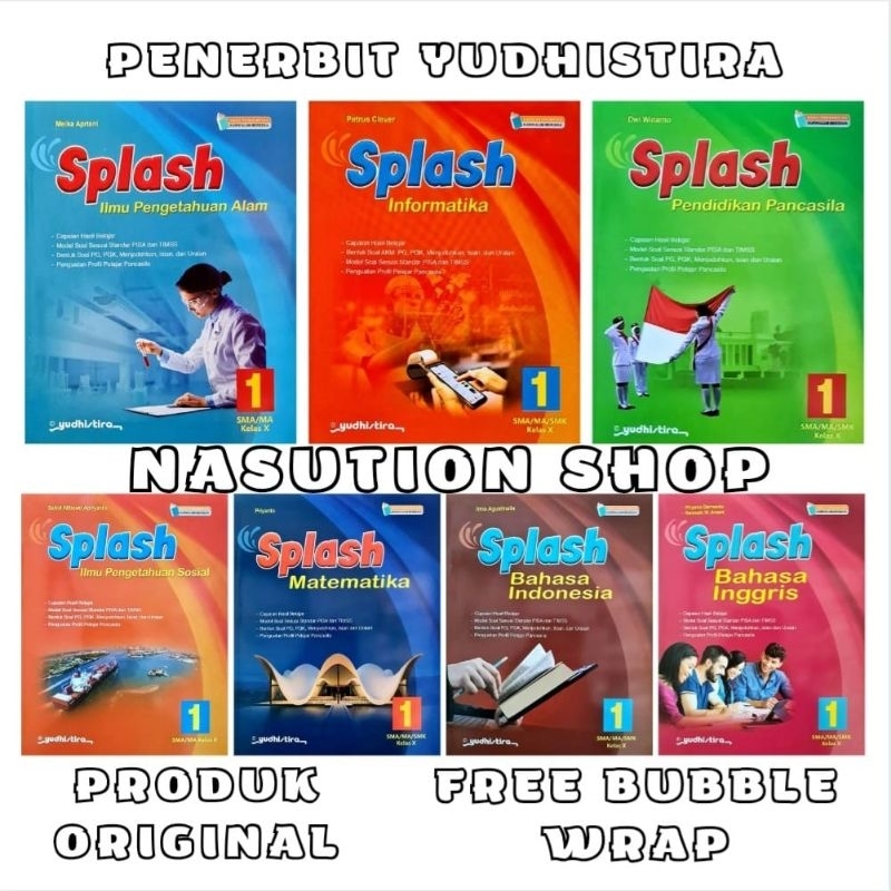 Jual Buku Splash Kelas 1 / X 10 SMA Yudhistira Kurikulum Merdeka ...