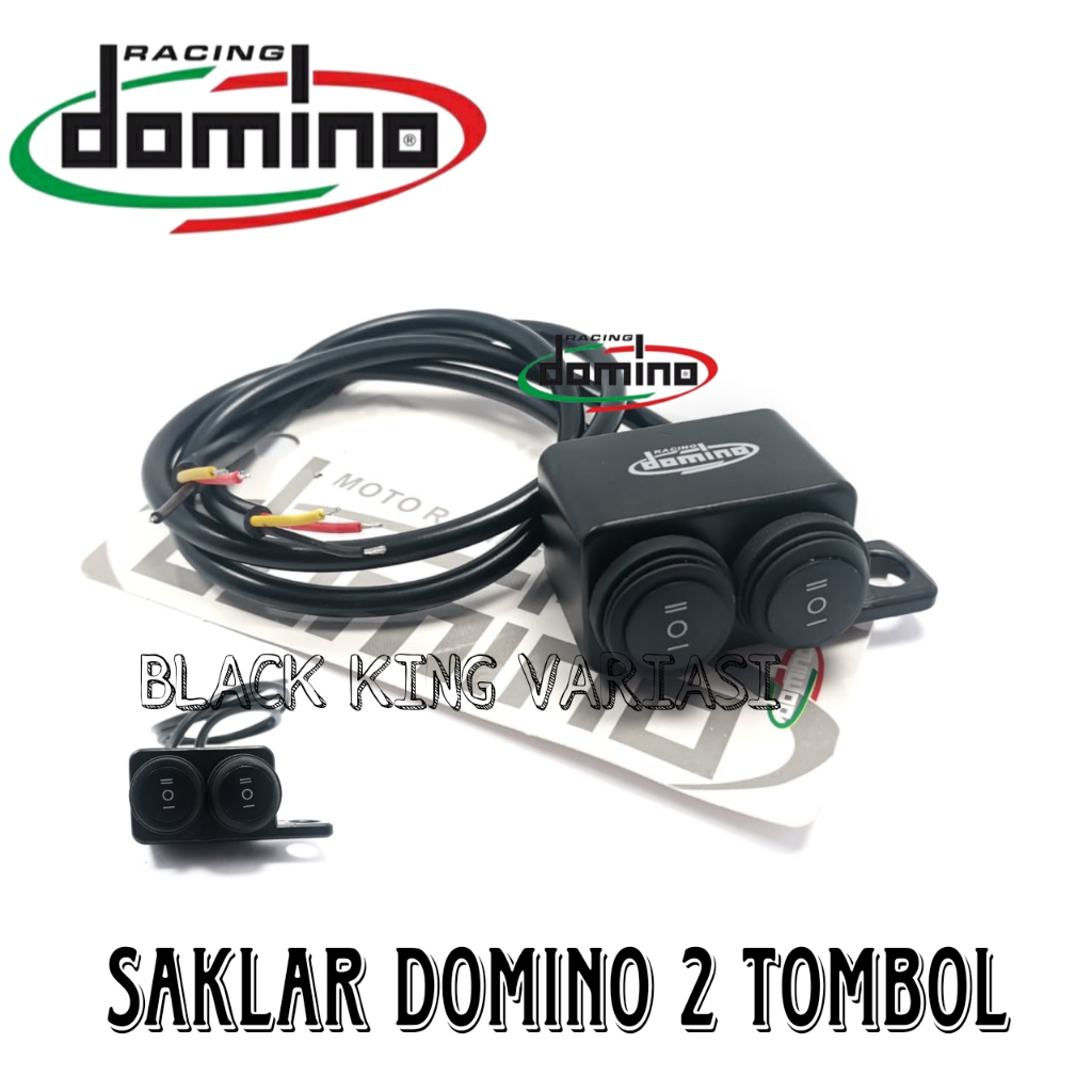 Jual Saklar Domino 2 Tombol Saklar On Off Double Saklar Kiri Kanan Bahan Full Besi Saklar Lampu