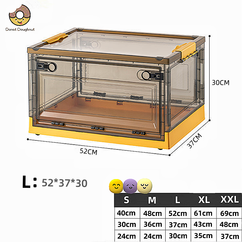 Jual Storage Box pakaian besar organizer box transparan box penyimpanan ...