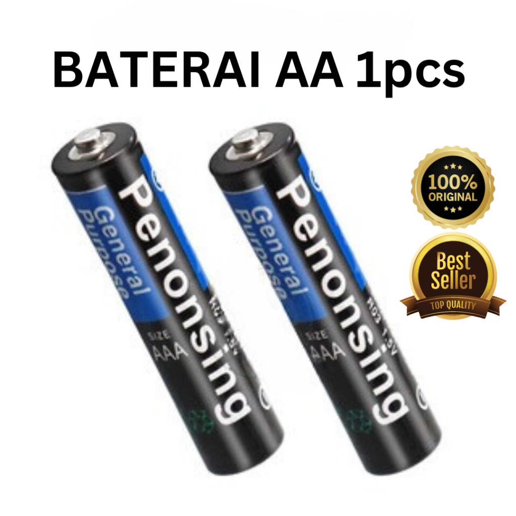 Jual Baterai Batu Batere Battery A2 / AA SNI A3 / AAA SNI 1 buah / 1 ...