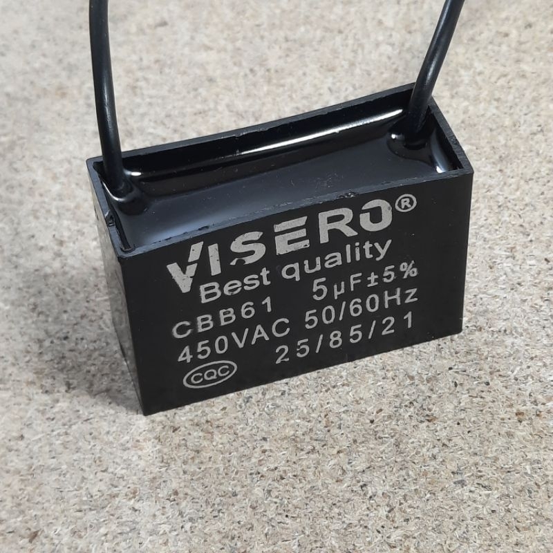 Jual Capacitor Kapasitor 5uF 450VAC Untuk Kipas Angin Pompa Air Dinamo Shopee Indonesia
