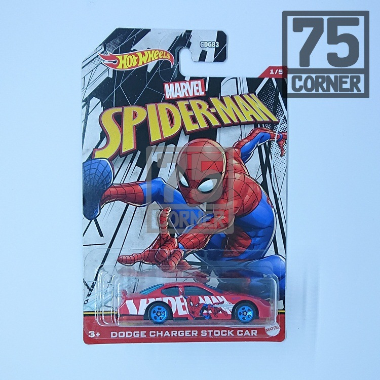 Jual [ 75 CORNER ] HW Hot Wheels Marvel Spider Man Dodge Charger Stock ...