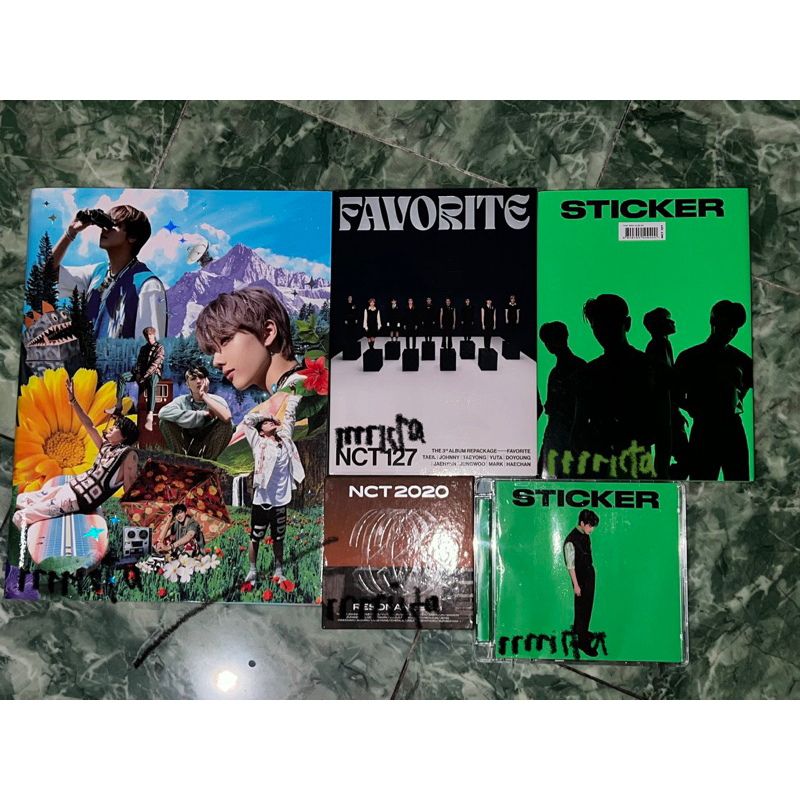 Jual [ ready ] ALBUM ONLY NCT127 STICKER (STICKY VERS) FAVORITE CLASSIC ...