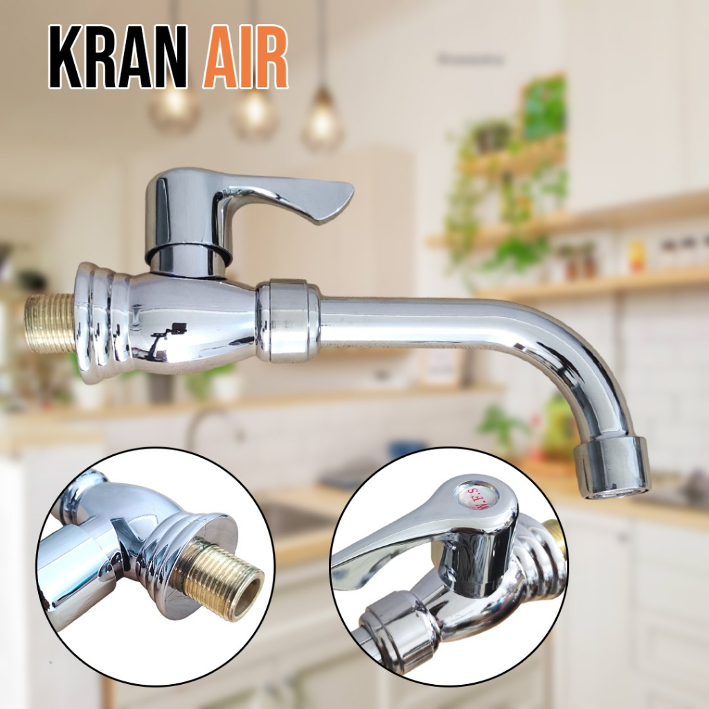 Jual Homeneeds Kran Air Kran Wastafel Cuci Piring Non Fleksibel Tancap