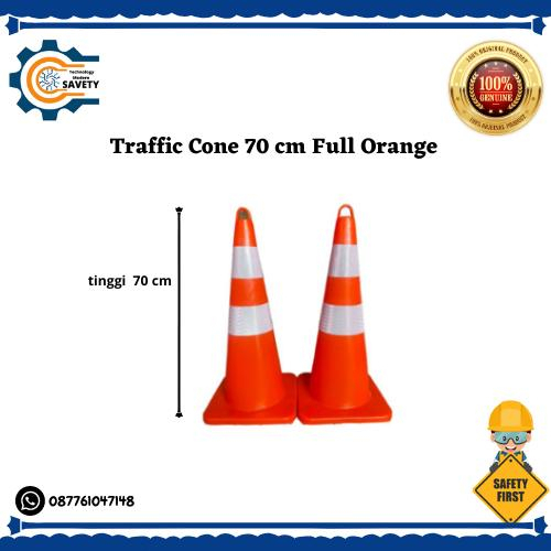 Jual Traffic Cone 70cm / Kerucut Lalu Linta 70cm Bahan Rubber - Harga ...