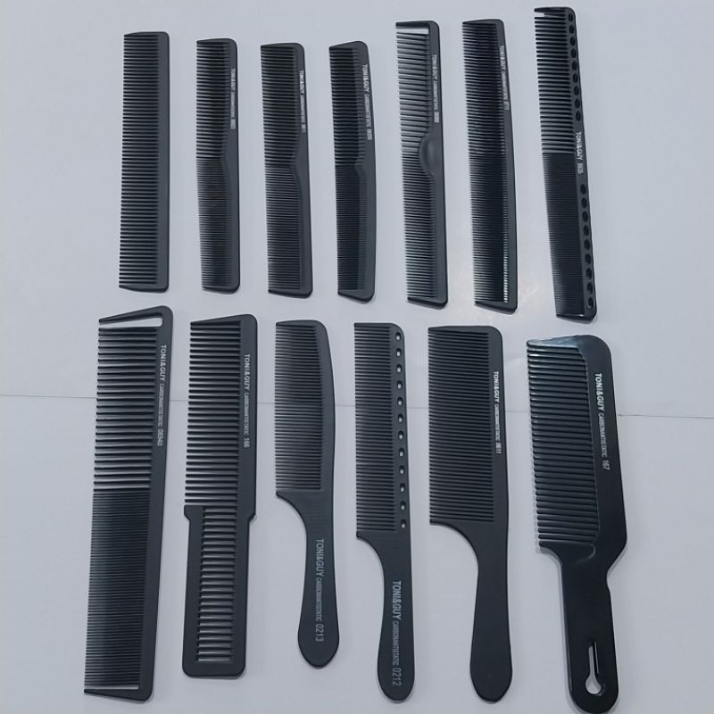 Jual Sisir Carbonantistatic Tonyandguy Sisir Barber Sisir Potong Rambut Sisir Cukur Pangkas Rambut 