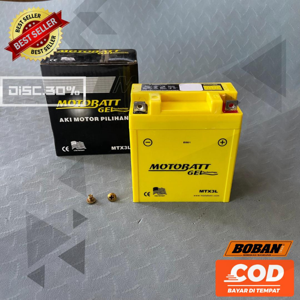 AKI MOTOBATT MTX3L GEL ORIGINAL