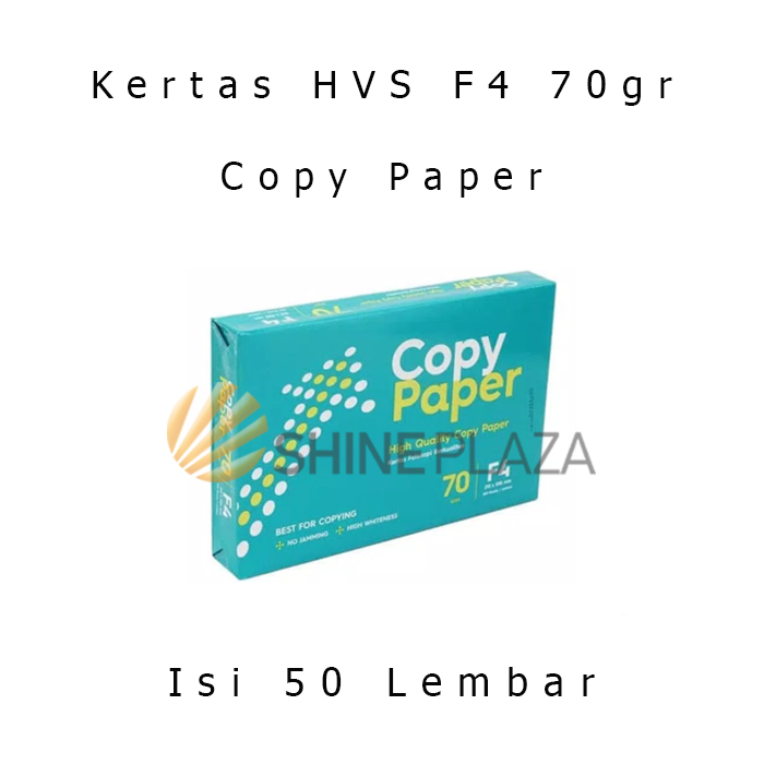 Jual Kertas Hvs F4 70gr Copy Paper Fotocopy Putih Folio 70gsm Isi 50