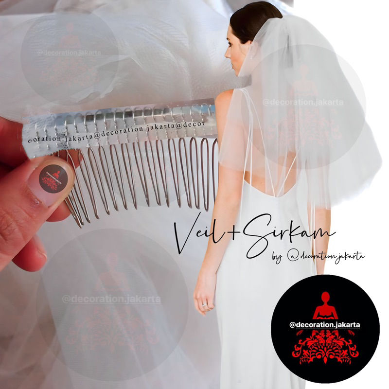 Jual VEIL SIRKAM | by @decoration.jakarta | Shopee Indonesia