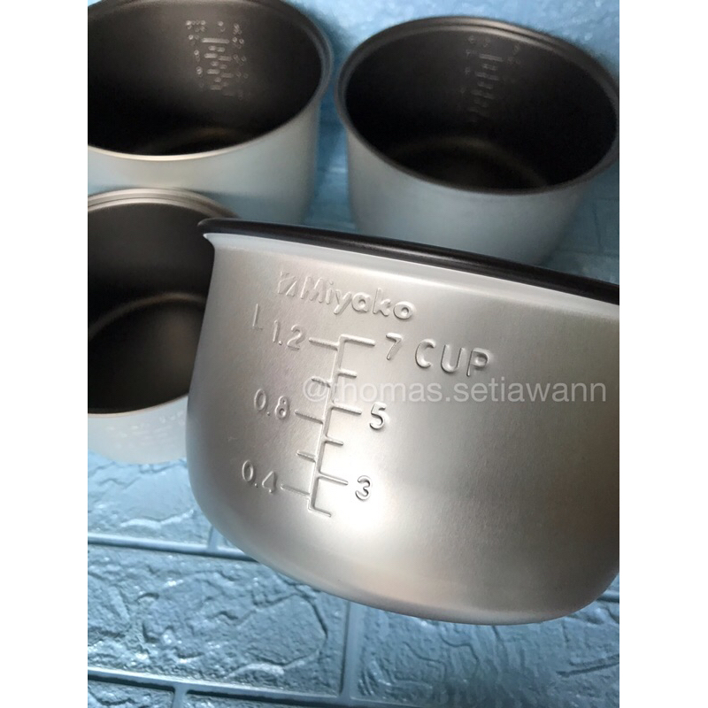 Jual BARU original miyako 1.2liter wadah pan inner pot teflon magicom 1 ...