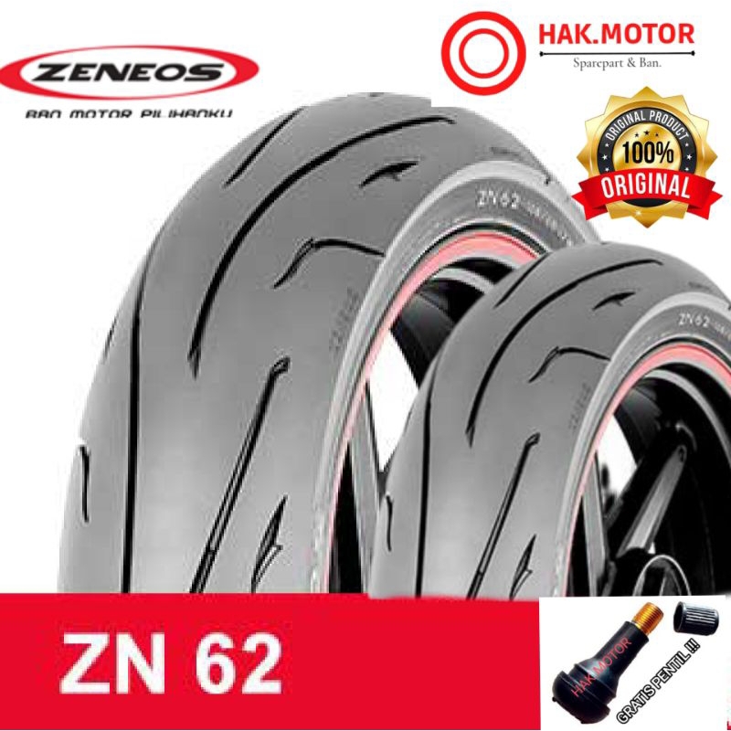 Jual SEPASANG BAN TUBLES MATIC ZENEOS ZN62 ( 80/80-14 & 90/80-14 ...