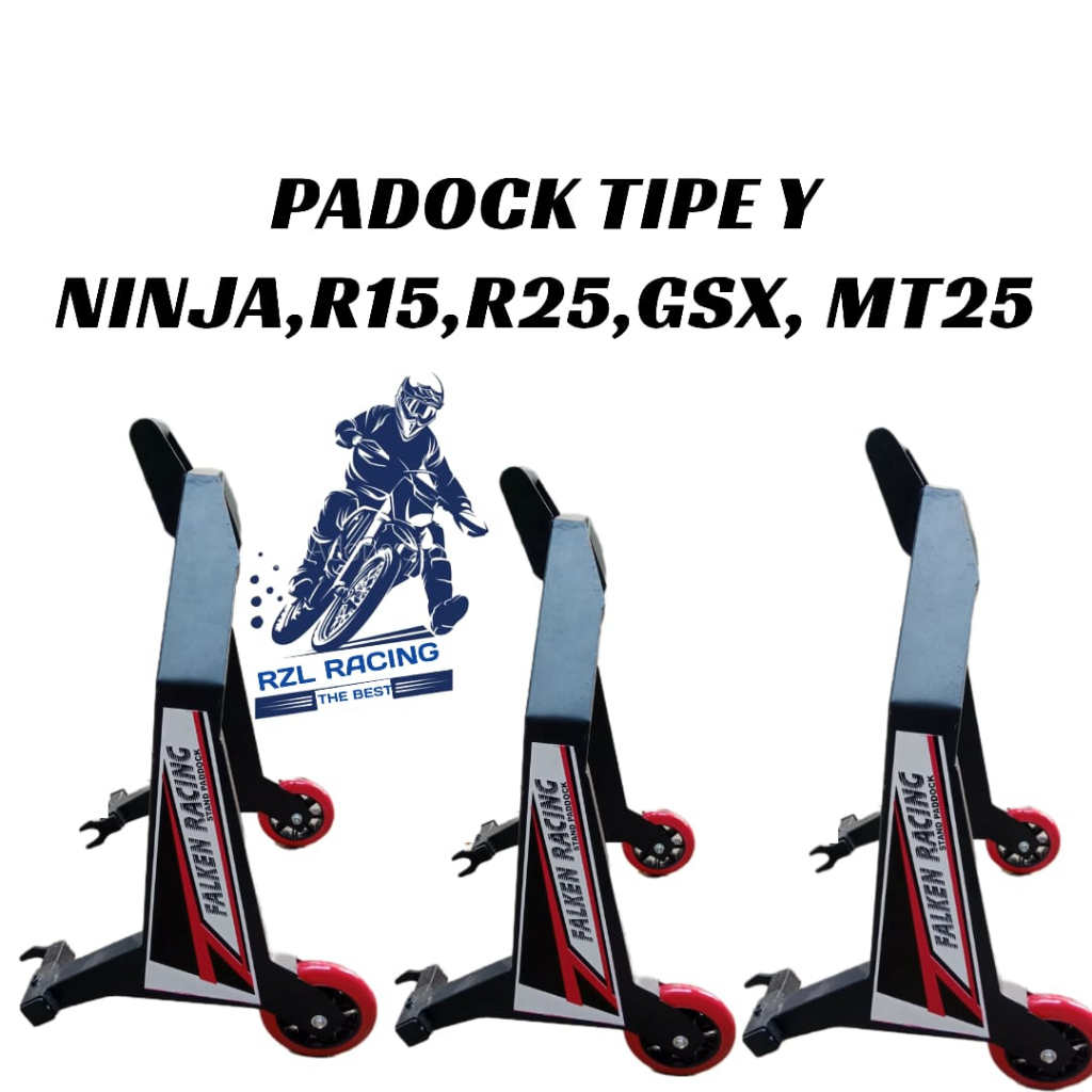 Jual Standar Padock Tipe Y Ninja,R15,R25,Gsx,Mt25 Padok Tipe Y | Shopee ...