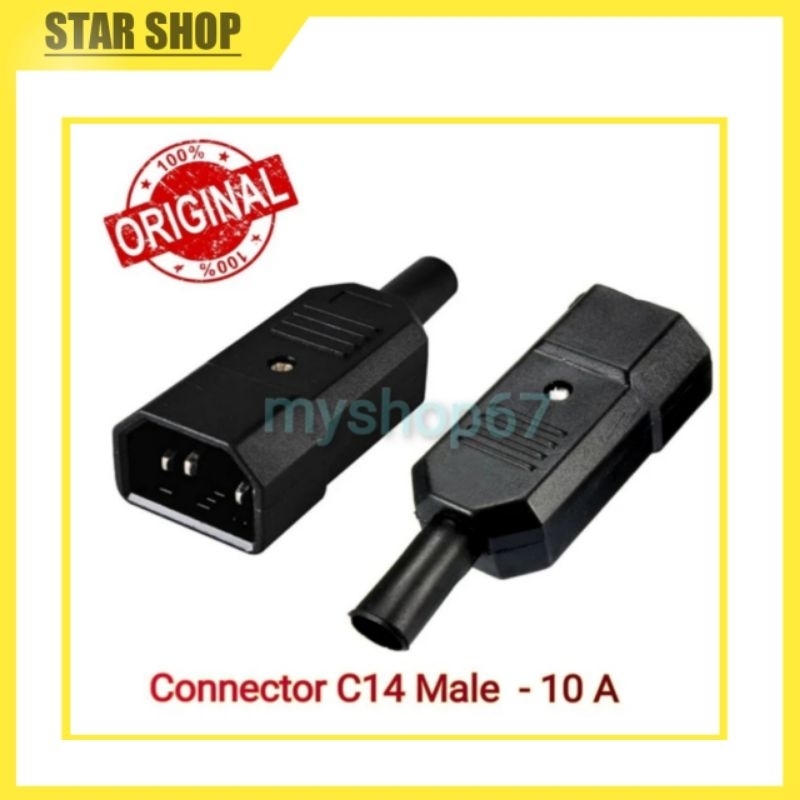 Jual Konektor C14 10 Amper/Socket C14 Male | Shopee Indonesia