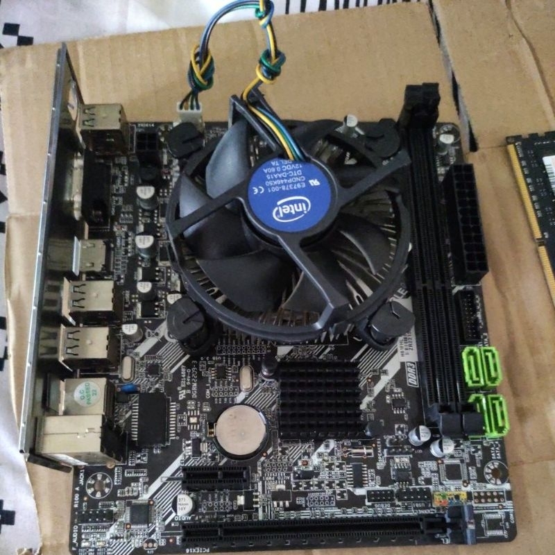 Jual Paket Motherboard Mainboard Mobo Intel H Socket Ddr