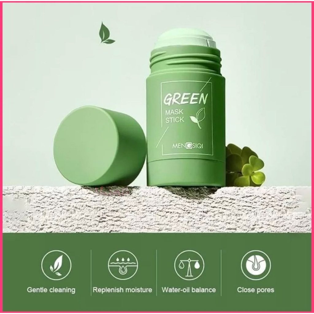 Jual KYR MEIDIAN Green Tea Mask Cleansing Clay Stick Masker wajah