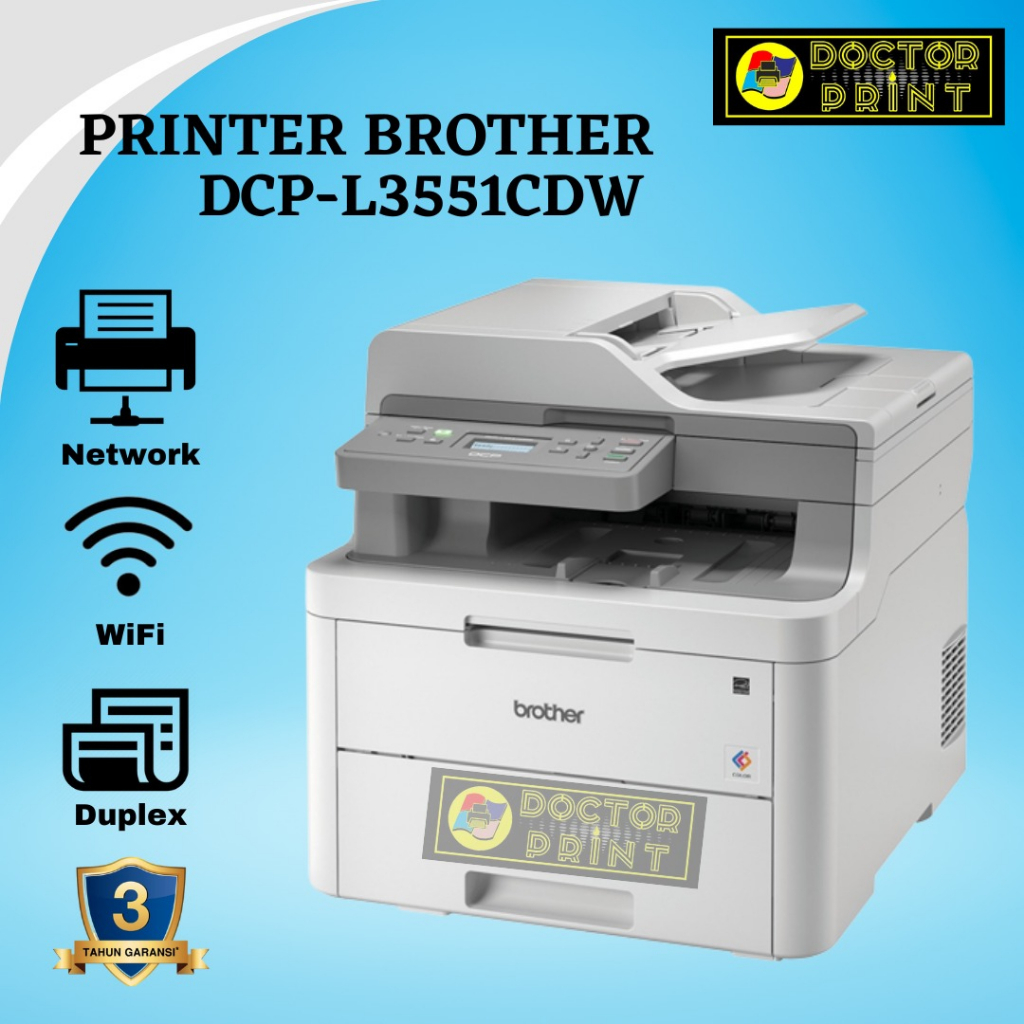 Jual Printer Brother DCP L3551CDW Laser Color IO Duplex Wifi Shopee