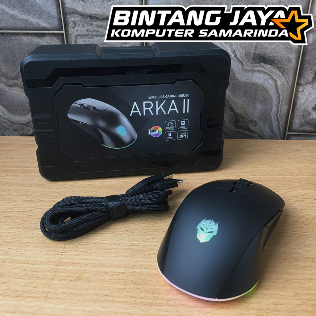 Jual Mouse Gaming Wireless Rexus Arka Ii Rx Dual Connection Black Shopee Indonesia