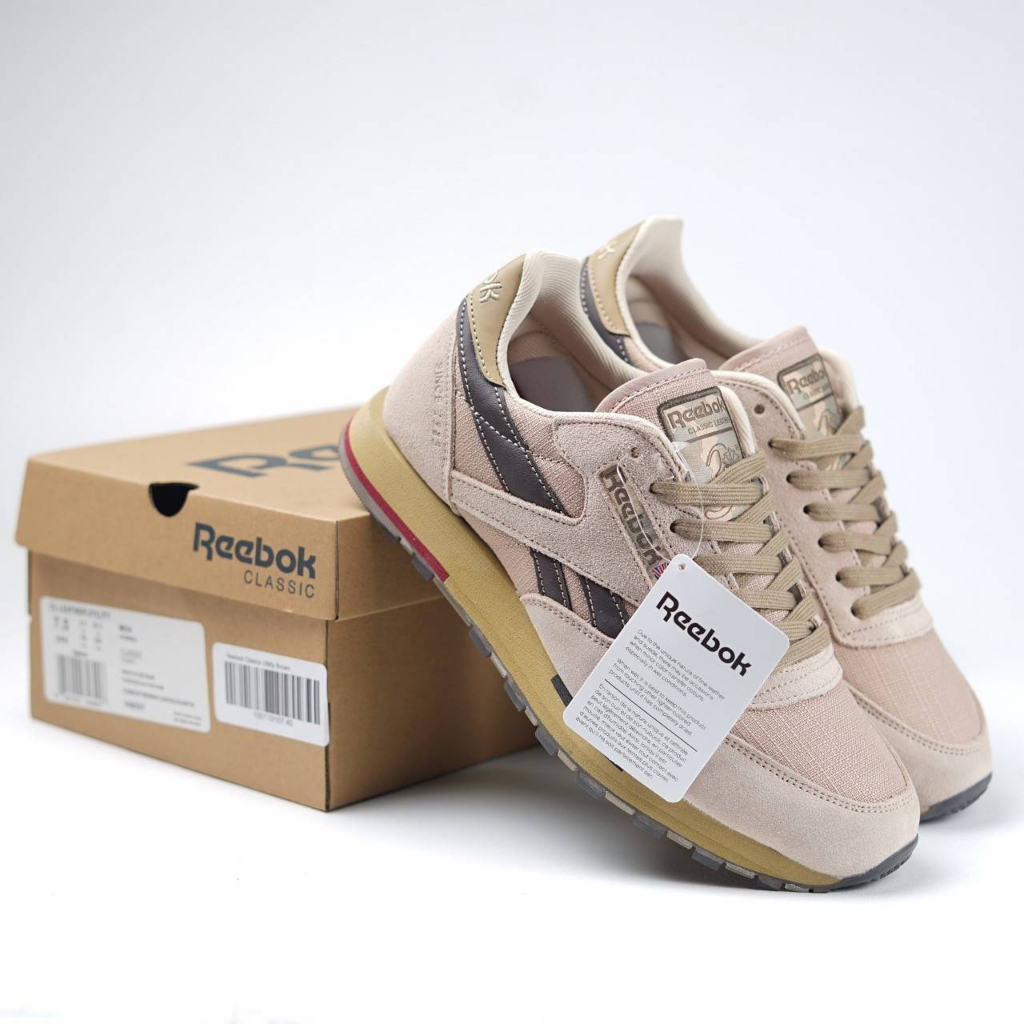 Jual Reebok Classic Utility Brown Original | Shopee Indonesia