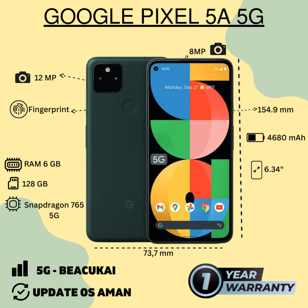 Google Pixel 5A 5G - 携帯電話