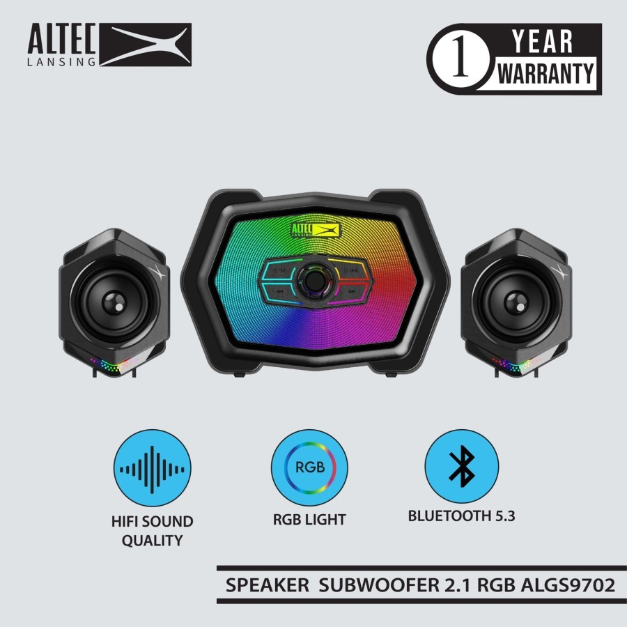 Gpx 2.1 wireless bluetooth stereo speakers hot sale & subwoofer