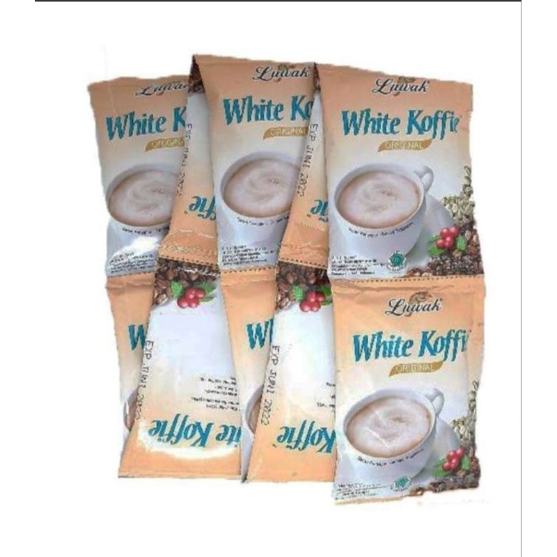 Jual KOPI LUWAK WHITE COFFEE 10 SACHETS Shopee Indonesia