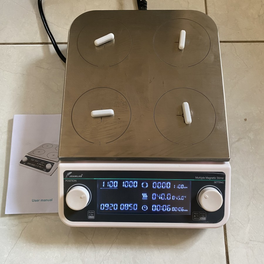 Jual Multi Position Magnetic Stirrer with Heating MHS4 Pro Joanlab ...