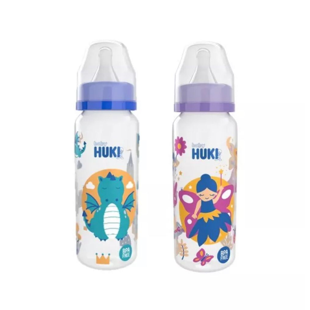 Jual Huki Baby Botol Susu Pp Sp Nipple Round Slim Silicone Dot Bulat Regular Ml Shopee