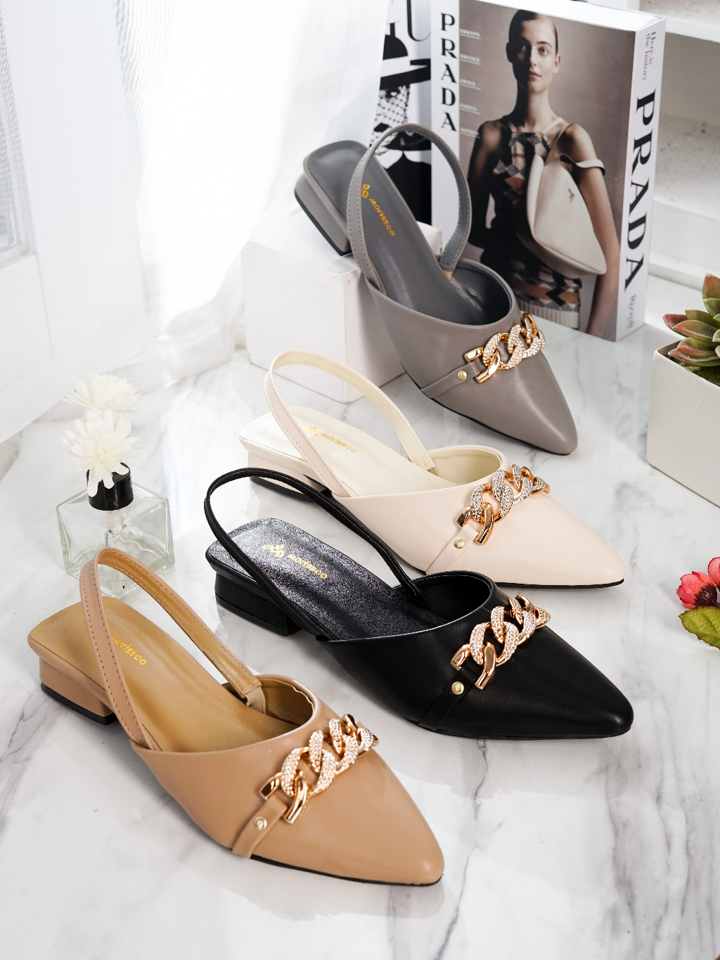 Jual Sandal Wanita Heels Tali Slingback CK 08 Shopee Indonesia