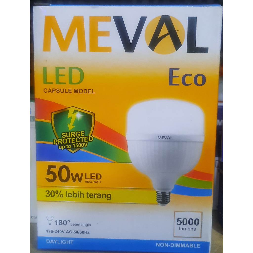 Jual LAMPU LED MEVAL KAPSUL 50W | Shopee Indonesia