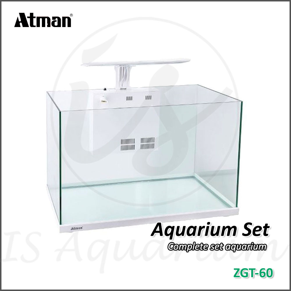 Jual Atman ZGT-60 Aquarium 60cm Full Set Lampu Filter Siap Pakai ...
