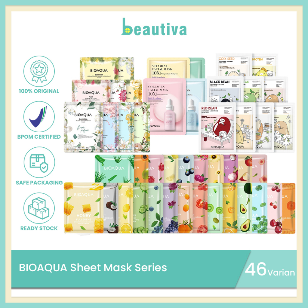 Jual Bioaqua Sheet Mask Hydrating Essence Face Mask Shopee Indonesia