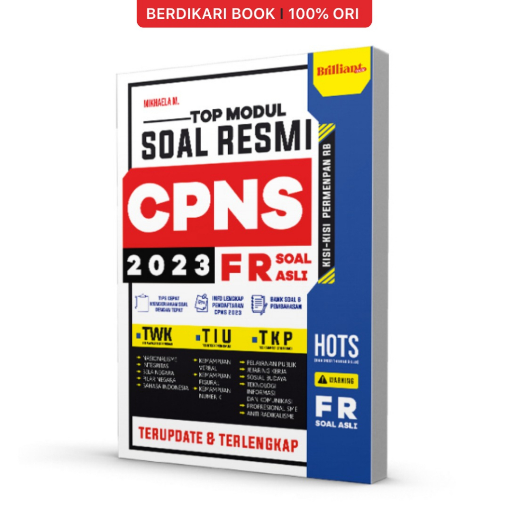 Jual Berdikari Top Modul Soal Resmi Cpns 2023 Fr Soal Asli Terupdate