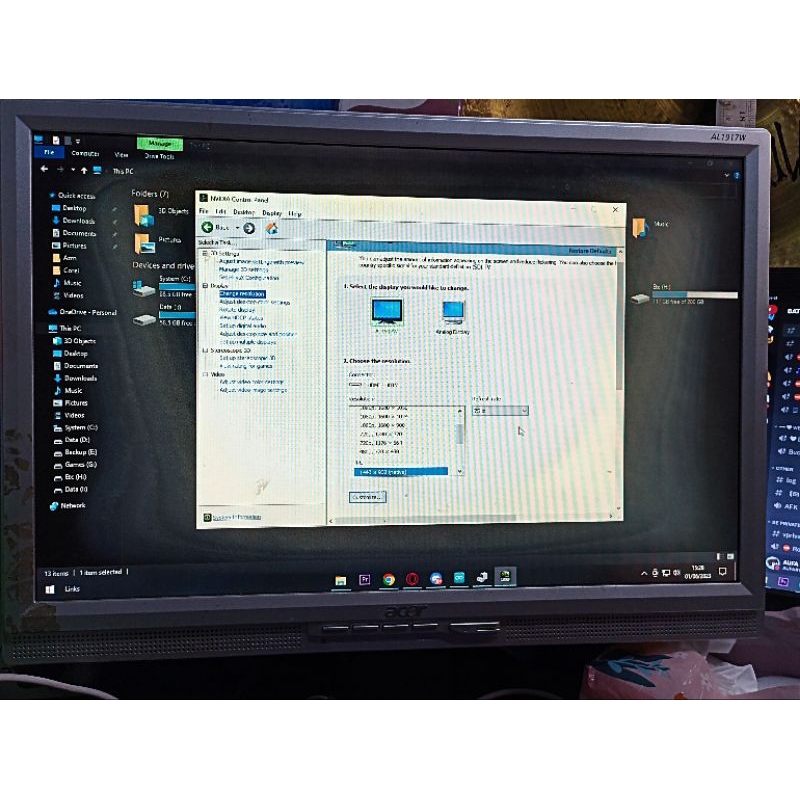 Jual MONITOR ACER 19 INCH WIDE | Shopee Indonesia
