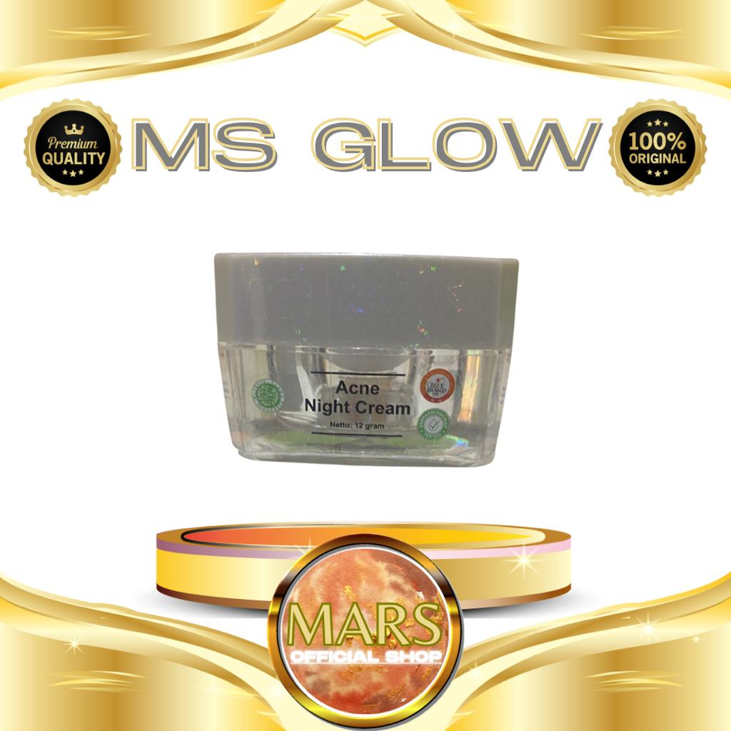Jual ACNE NIGHT CREAM MS GLOW Shopee Indonesia