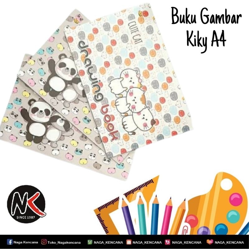 Jual Buku Gambar/Drawing Book KIKY A4 | Shopee Indonesia